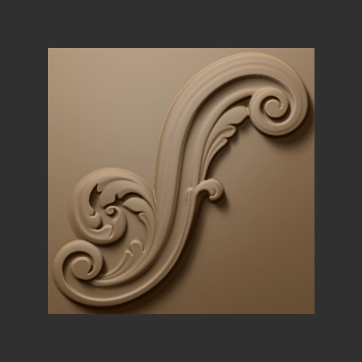 29 VDM Brushes of Decor ornaments for ZBrush 3D model_8