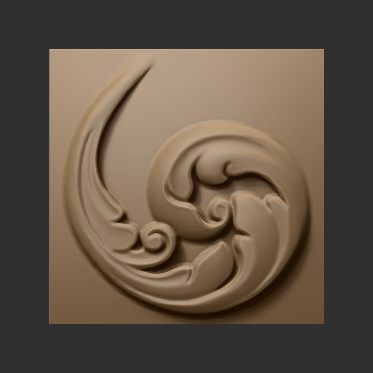 29 VDM Brushes of Decor ornaments for ZBrush 3D model_11