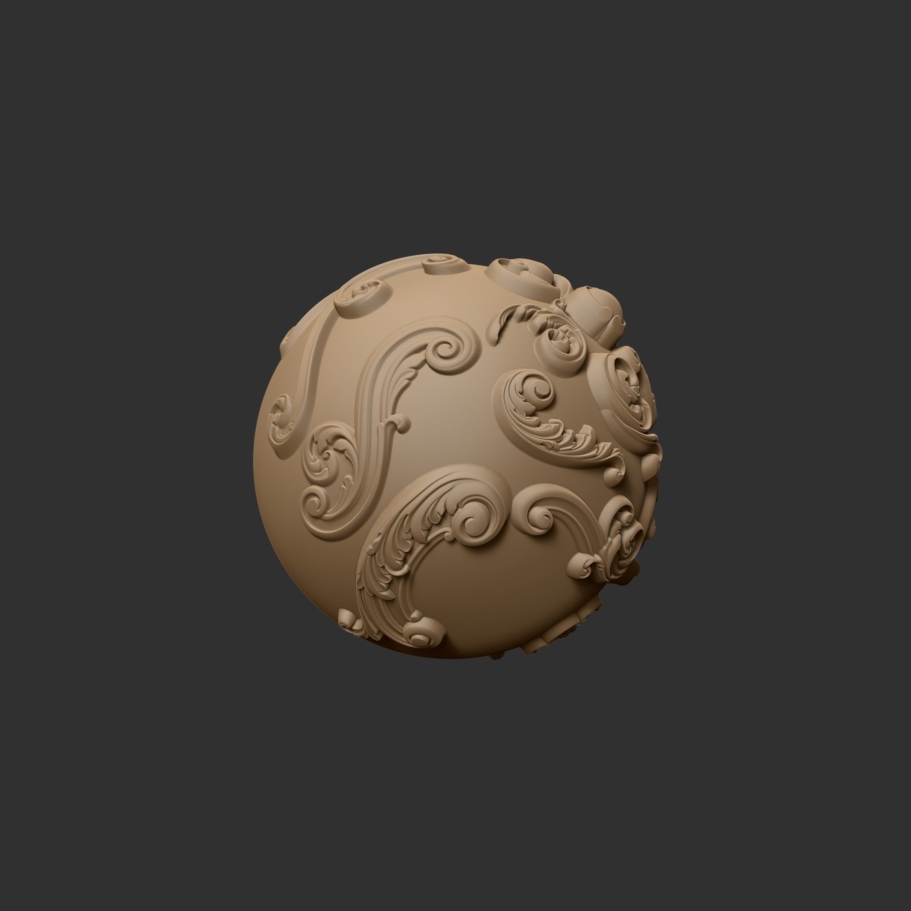 29 VDM Brushes of Decor ornaments for ZBrush 3D model_4