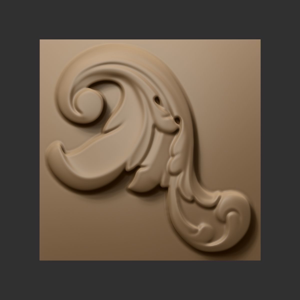29 VDM Brushes of Decor ornaments for ZBrush 3D model_14