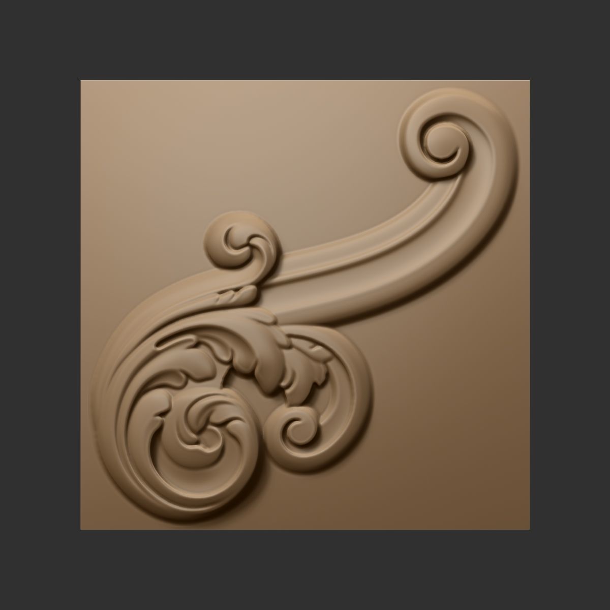29 VDM Brushes of Decor ornaments for ZBrush 3D model_6