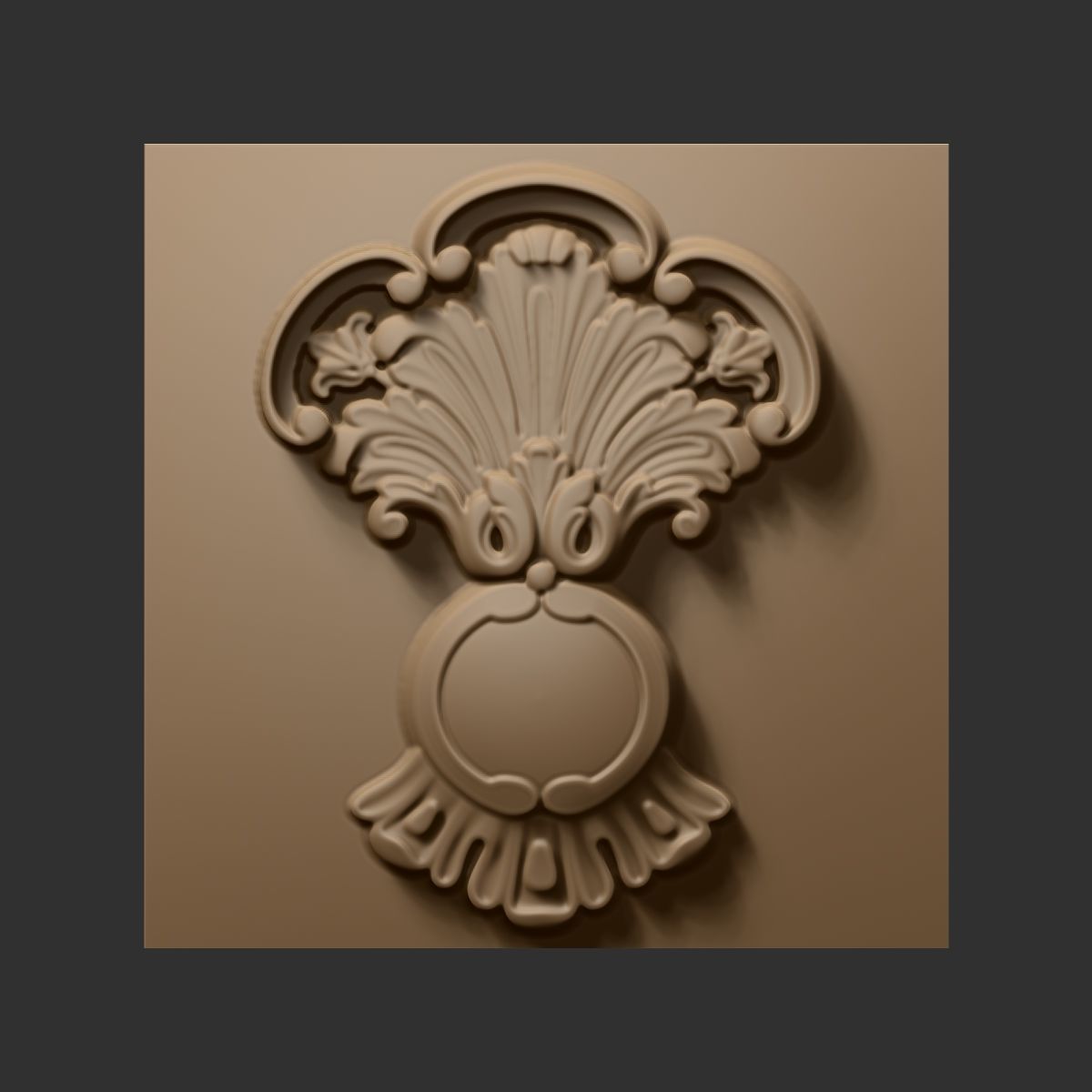 29 VDM Brushes of Decor ornaments for ZBrush 3D model_33