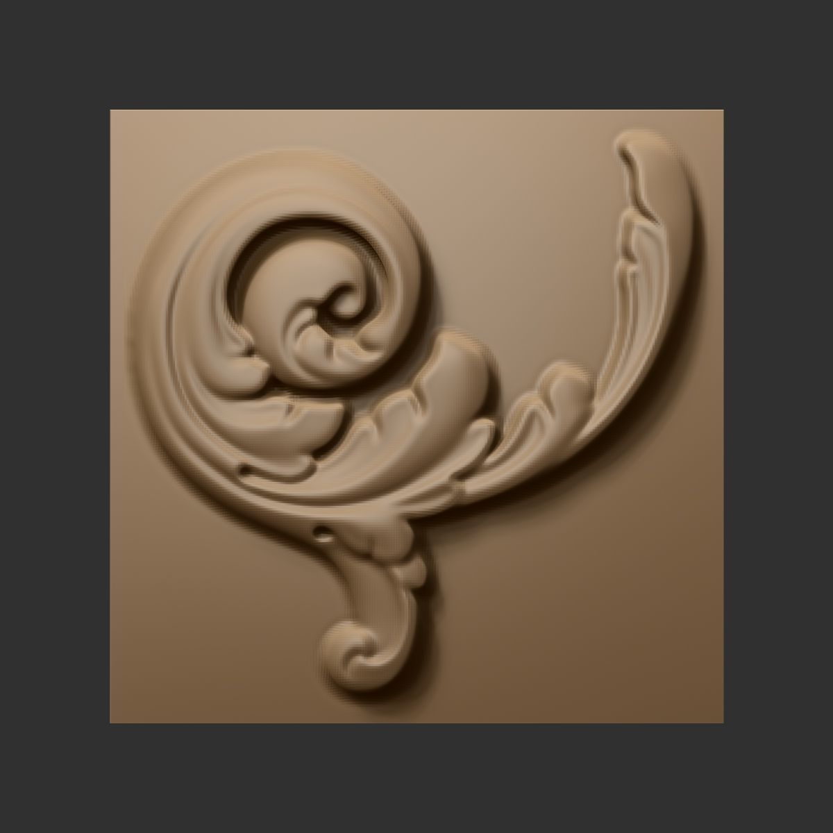 29 VDM Brushes of Decor ornaments for ZBrush 3D model_16