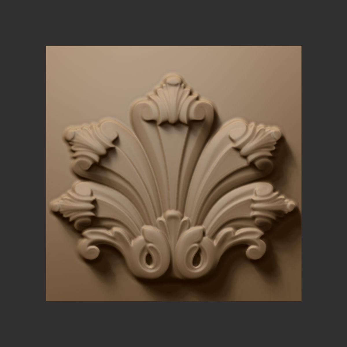 29 VDM Brushes of Decor ornaments for ZBrush 3D model_27
