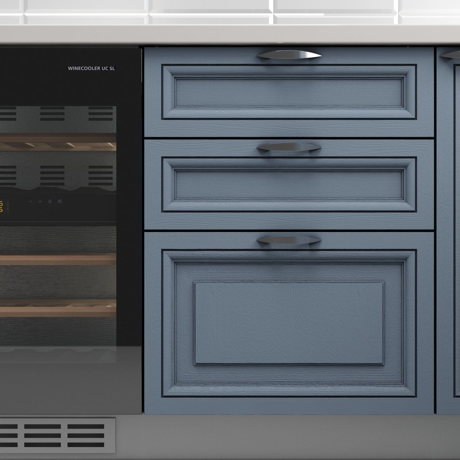 Corner Kitchen 3D model_3