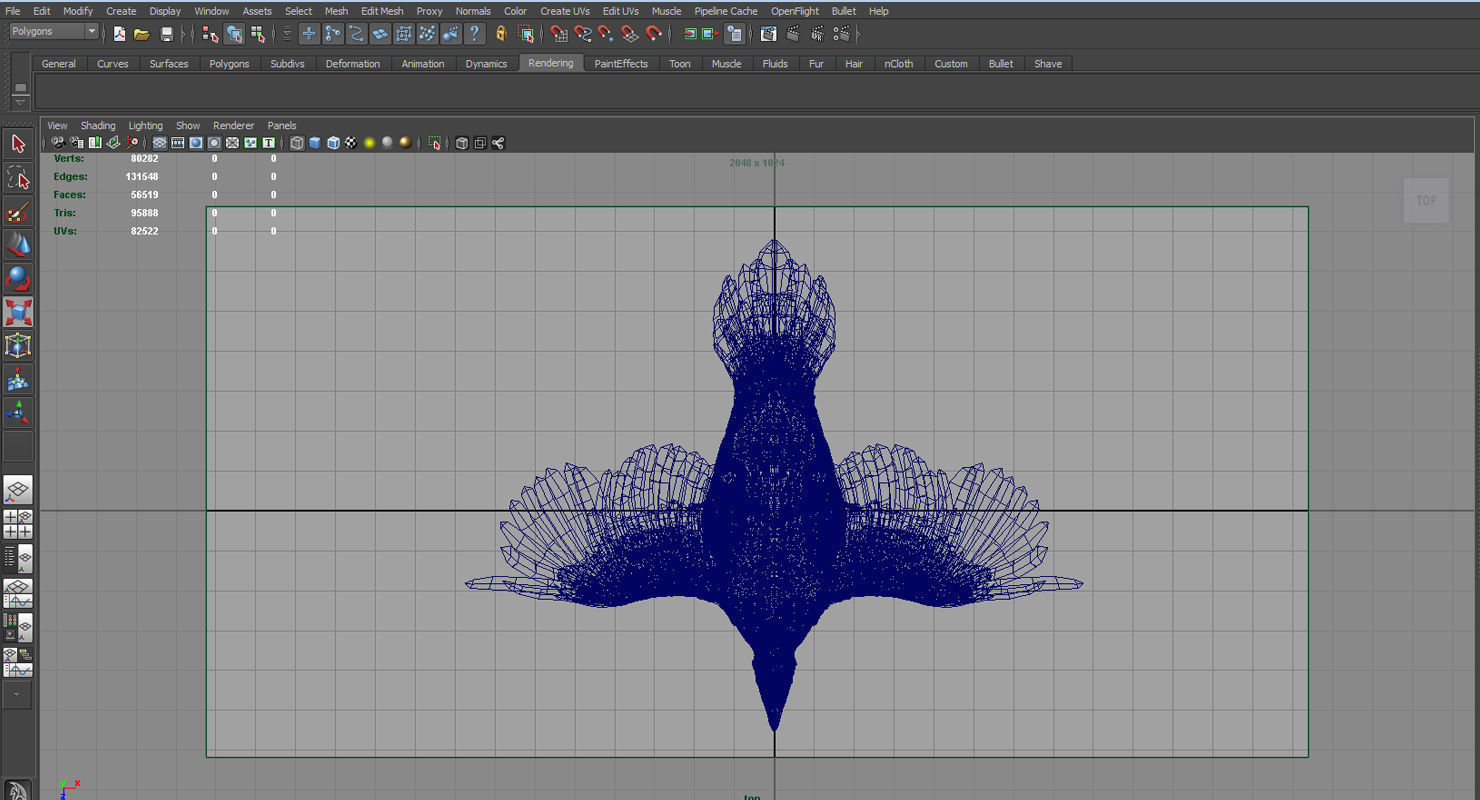 hen 3d hi details model 3D model_15