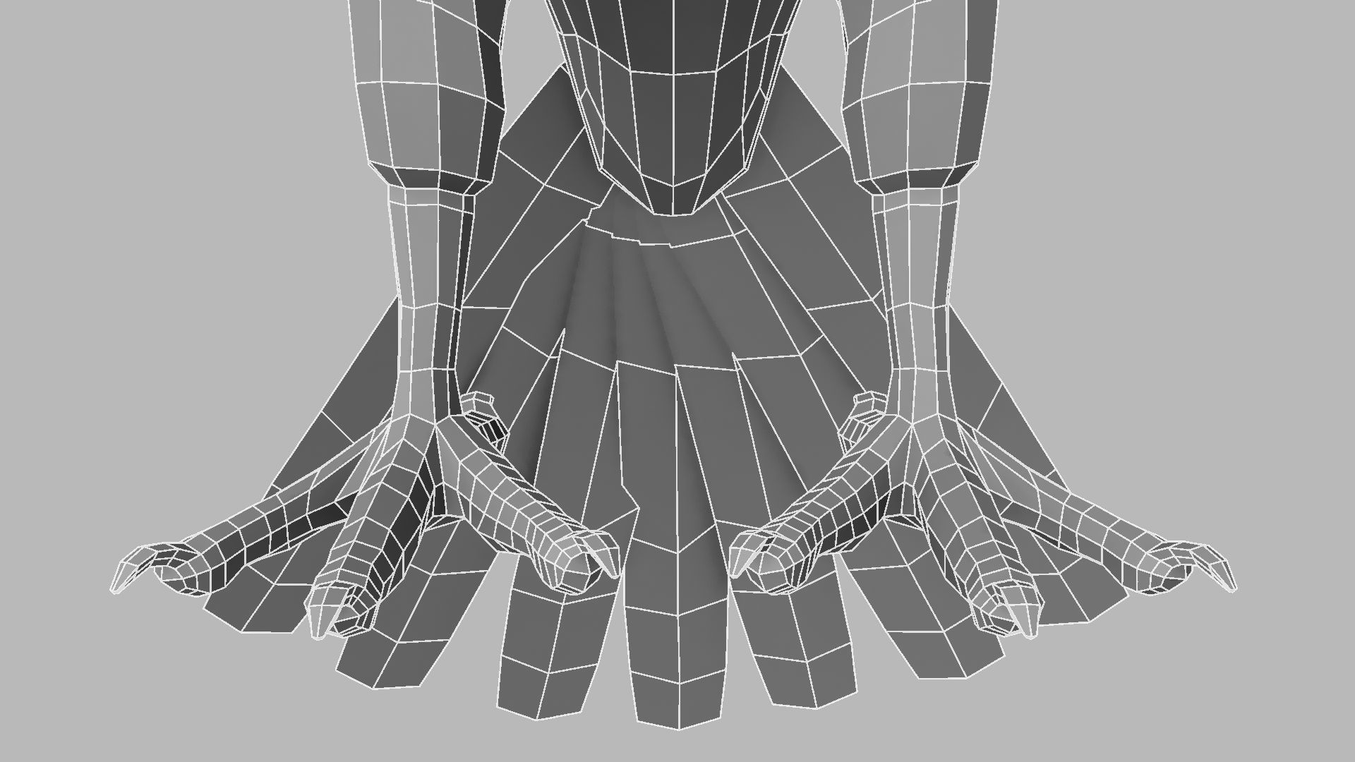 Kokila crow 3D model_30