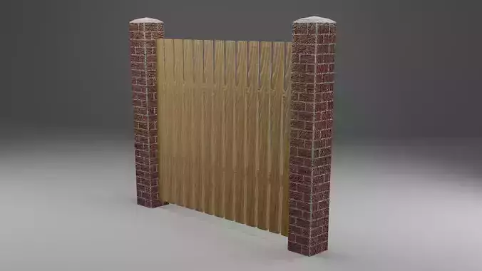 Fence wooden
