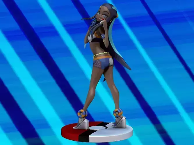 nessa gym leader figure 3d 3D print model