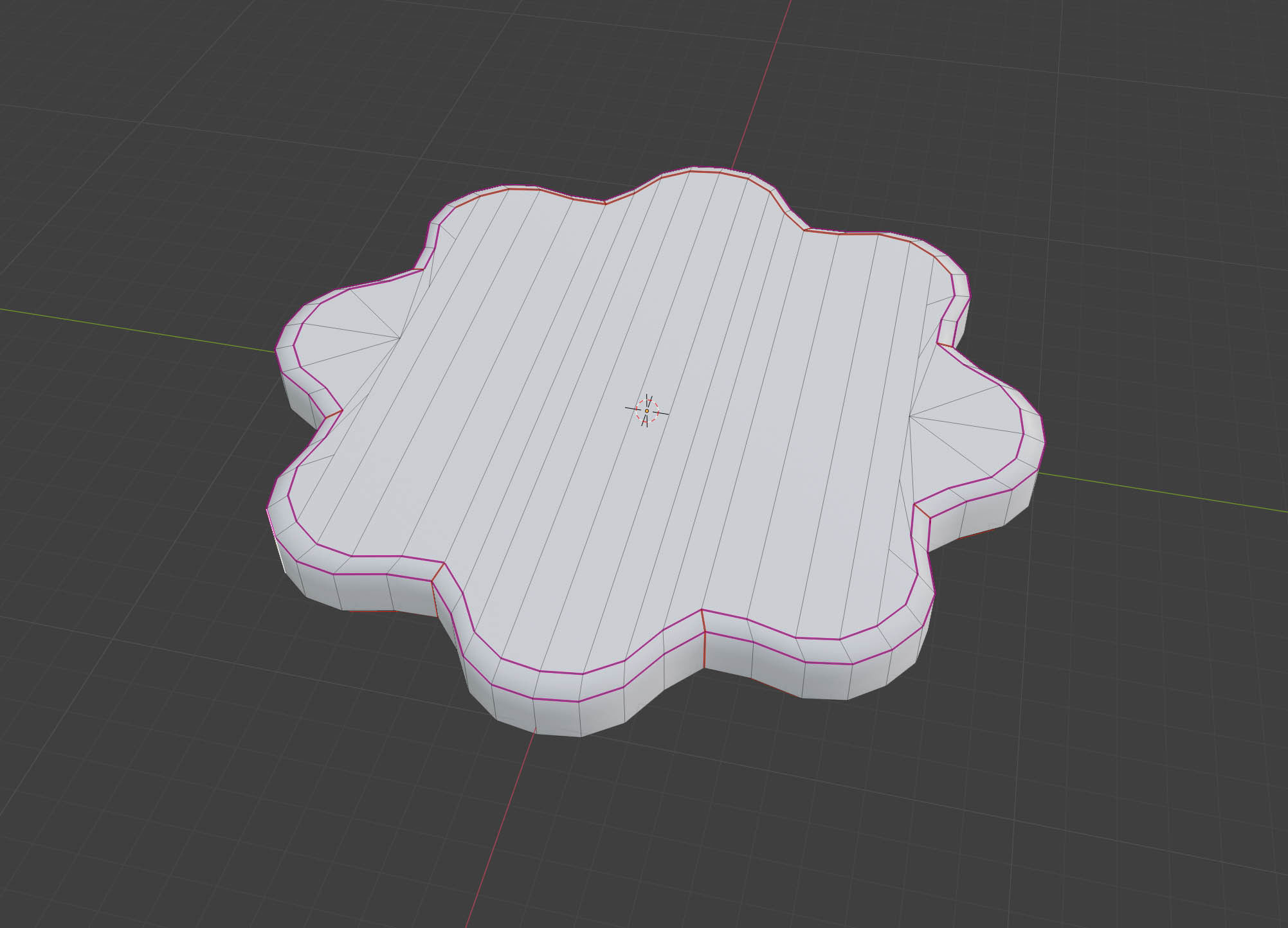 Gingerbread low poly high poly and printable Low-poly 3D model_3