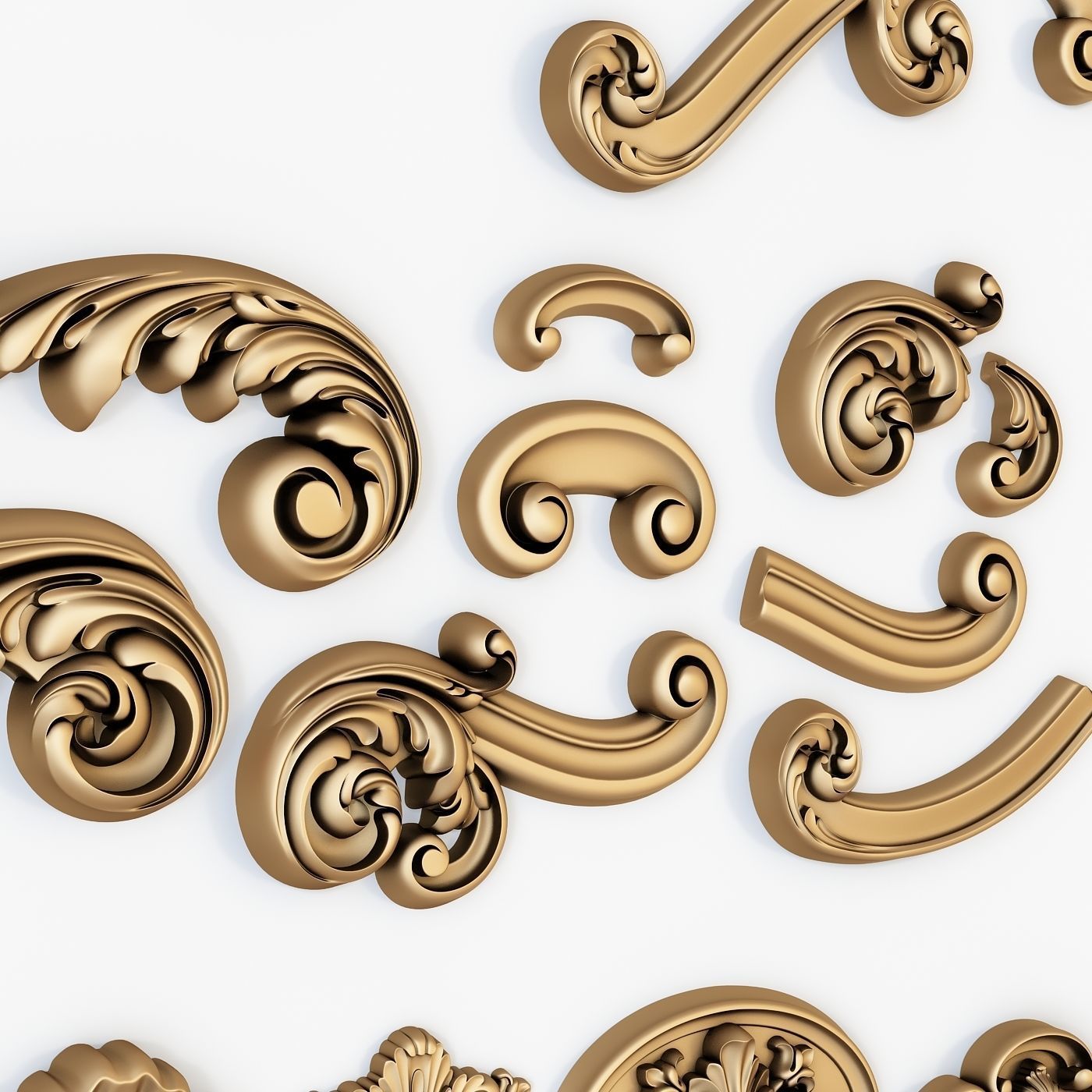 Architectural kit bash cnc 3D model_8