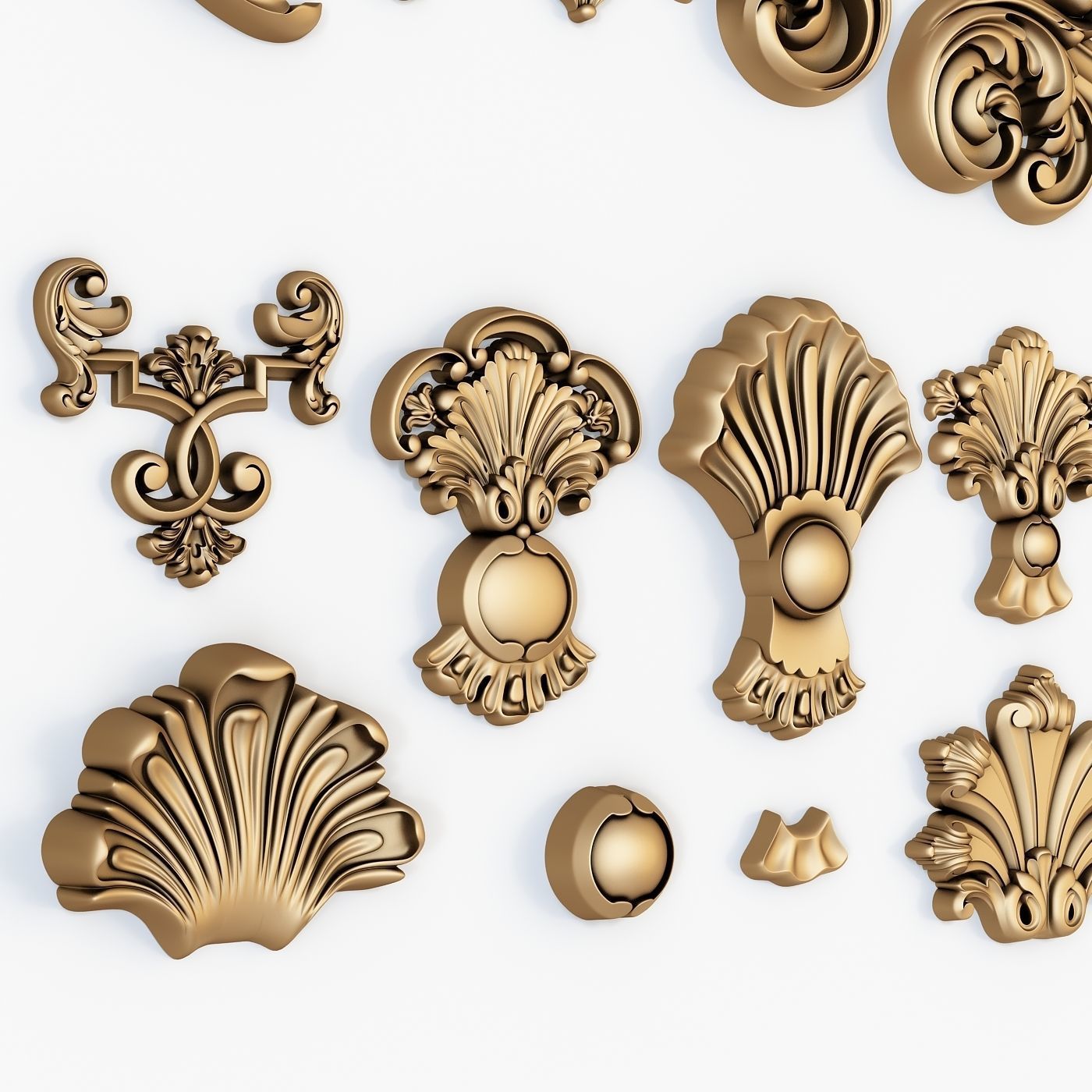 Architectural kit bash cnc 3D model_6