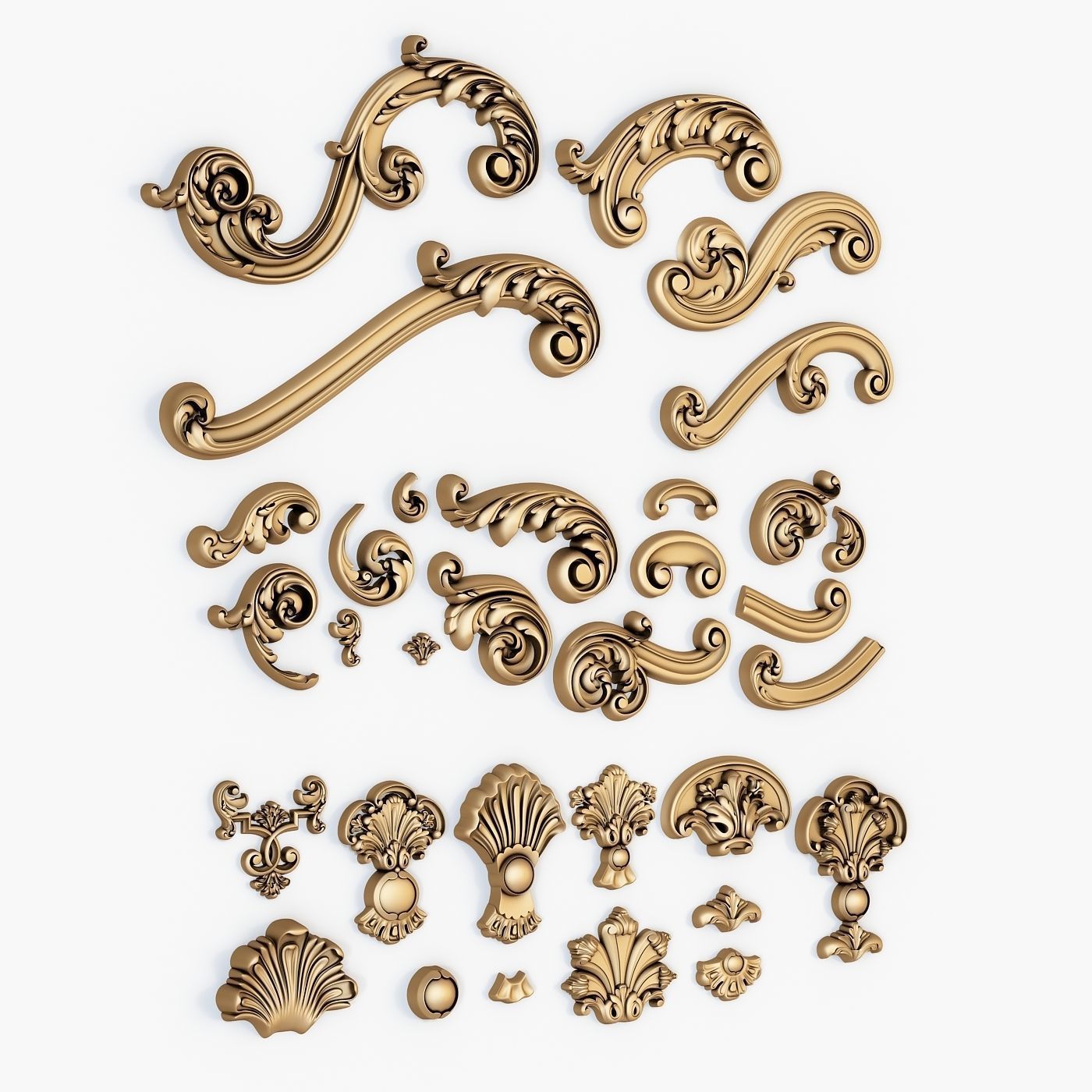 Architectural kit bash cnc 3D model_1