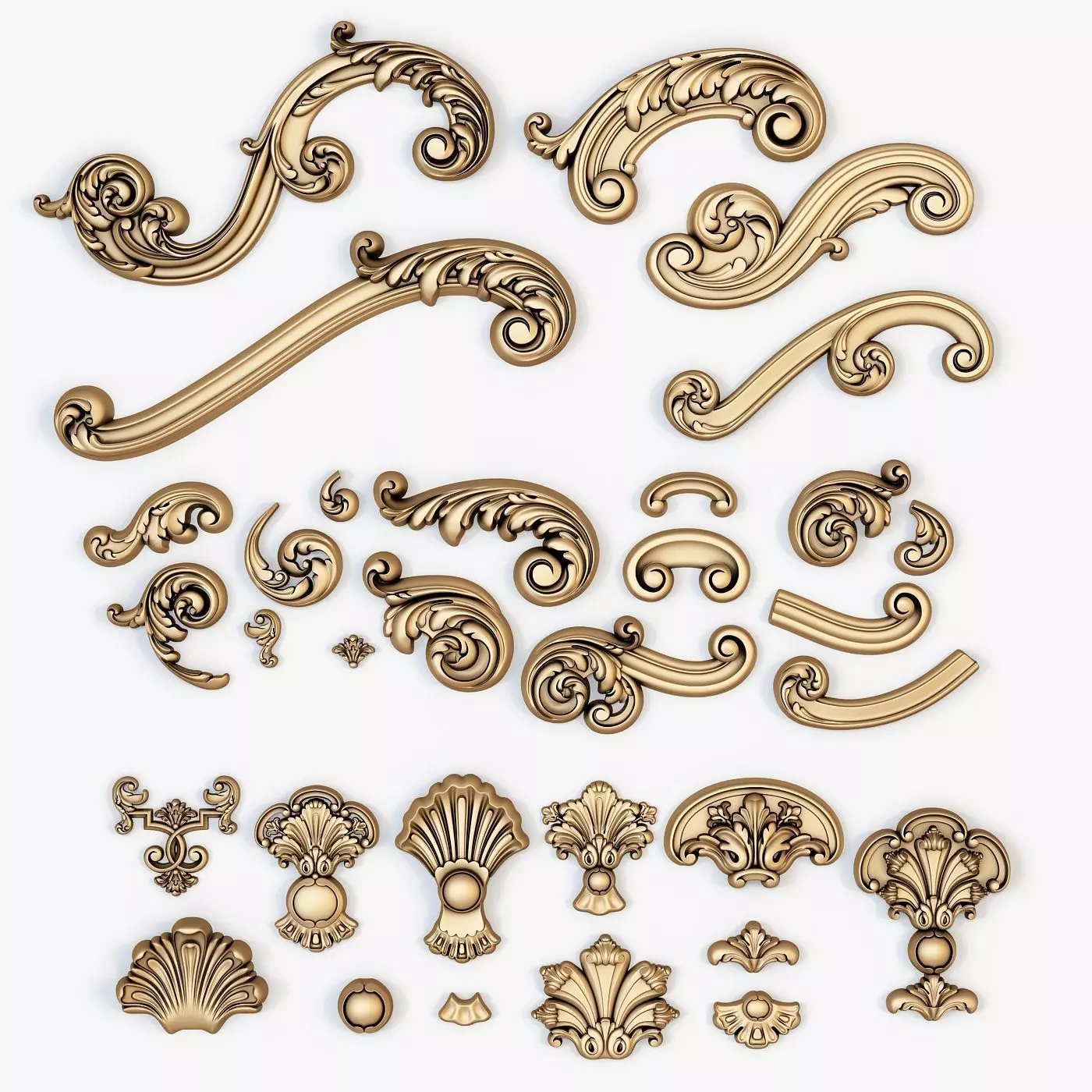 Architectural kit bash cnc 3D model_0