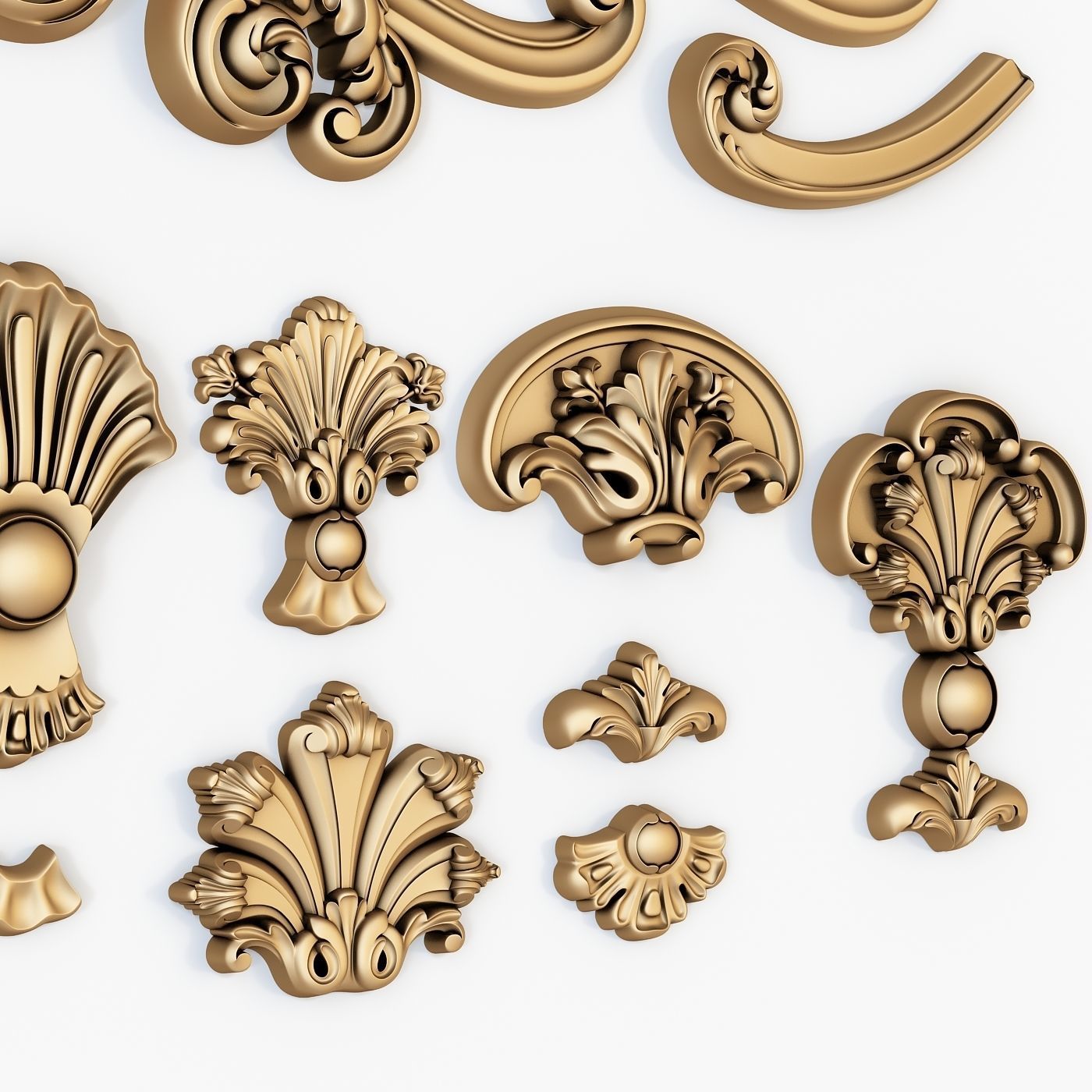 Architectural kit bash cnc 3D model_7