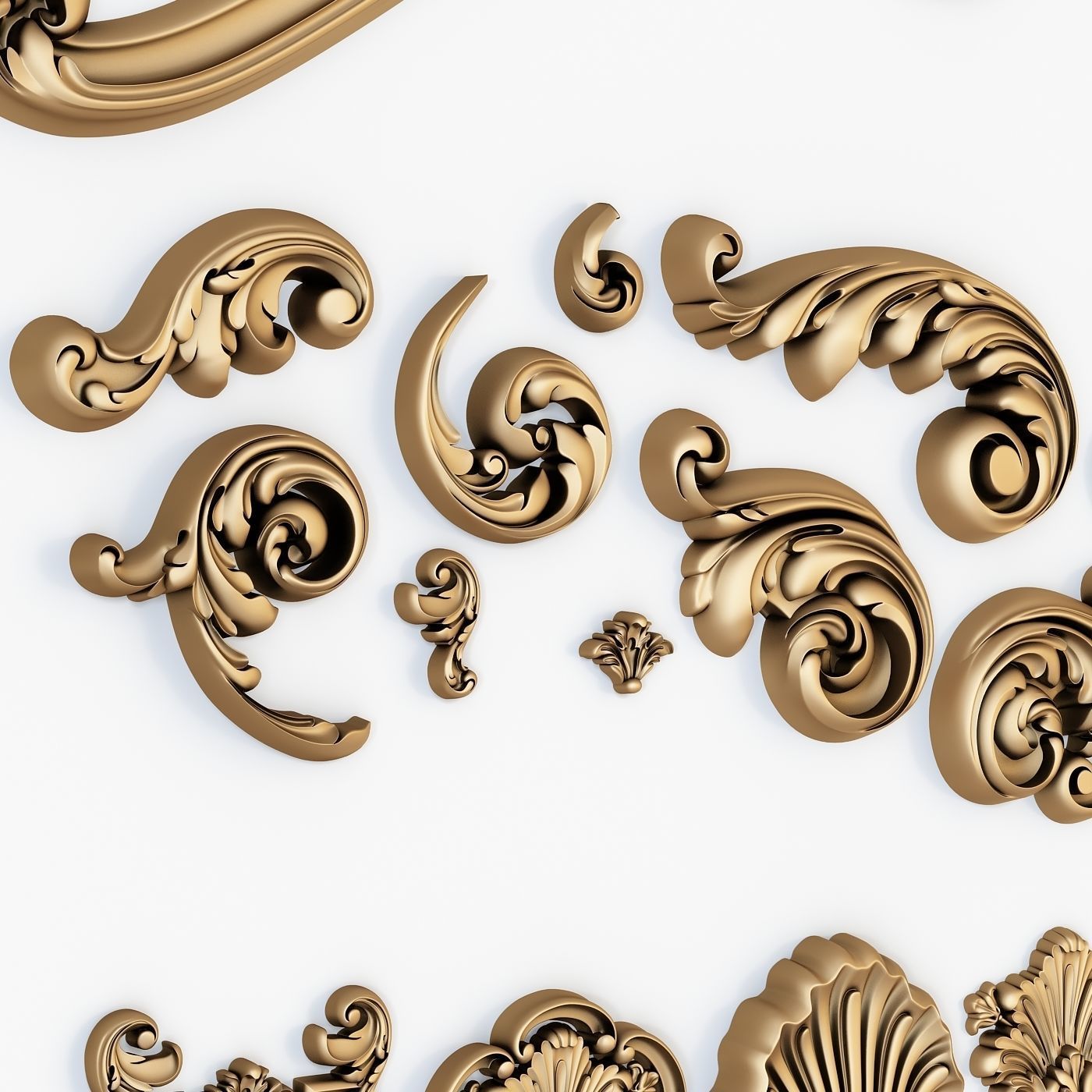 Architectural kit bash cnc 3D model_5