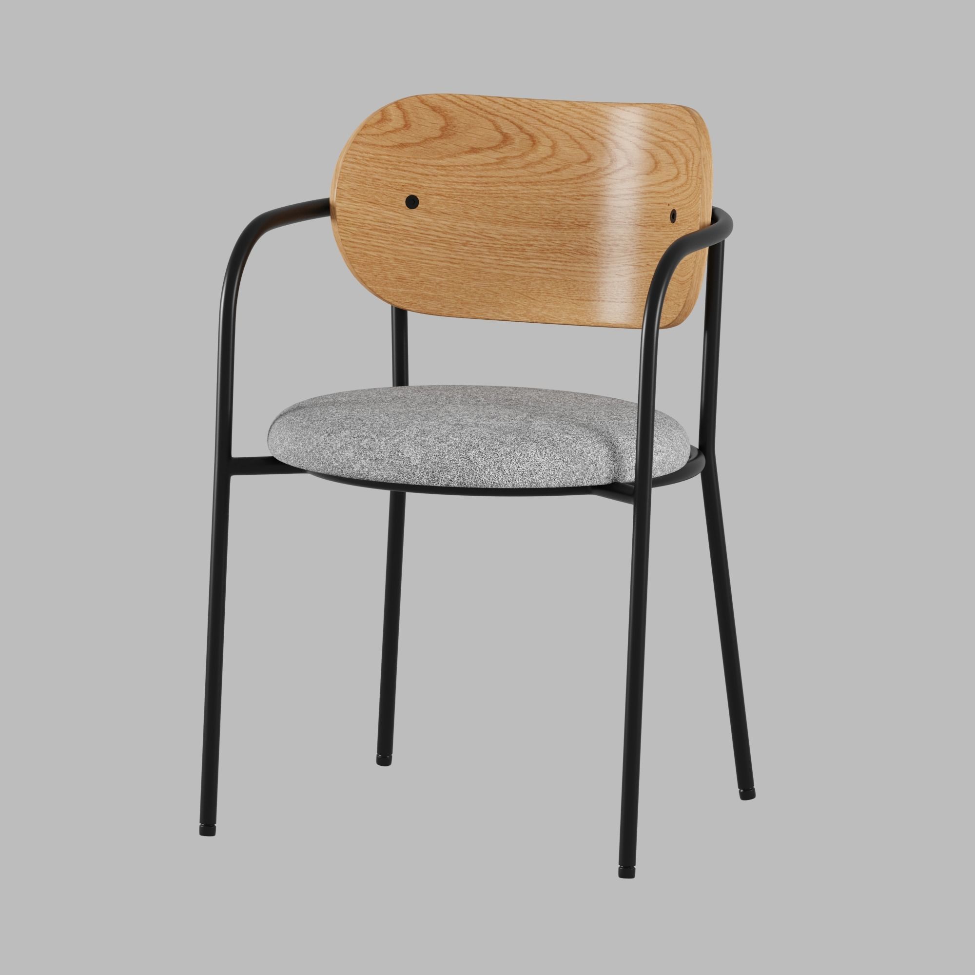 Teulat Table Char Set - Nicola Eclipse 3D model_2