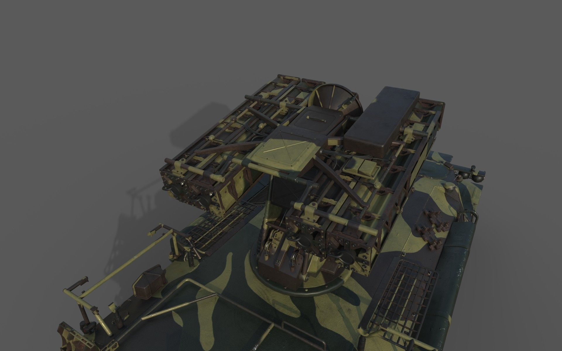 High Poly SA-13 Gopher CAMO 3D model_5