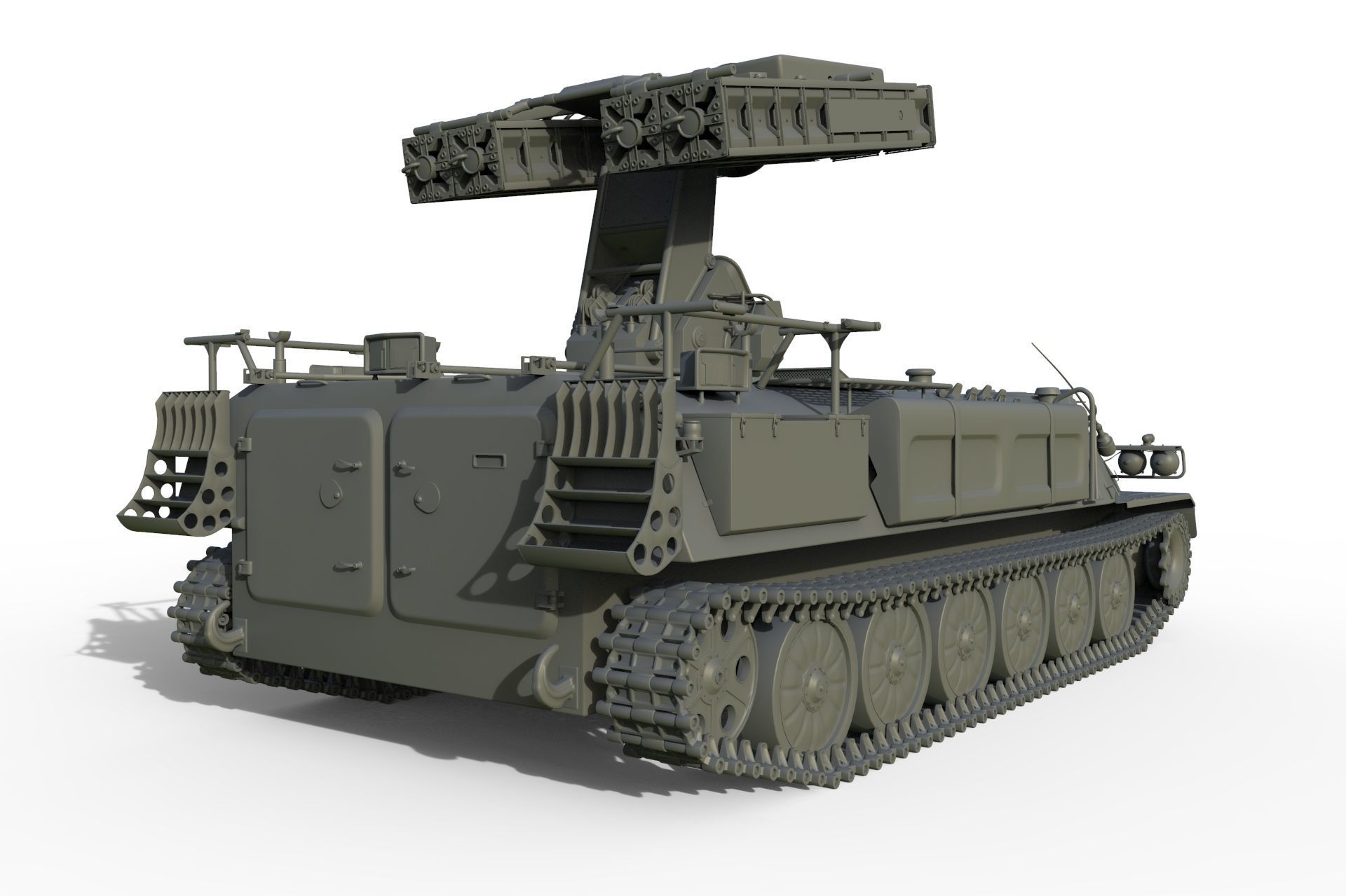 High Poly SA-13 Gopher CAMO 3D model_11