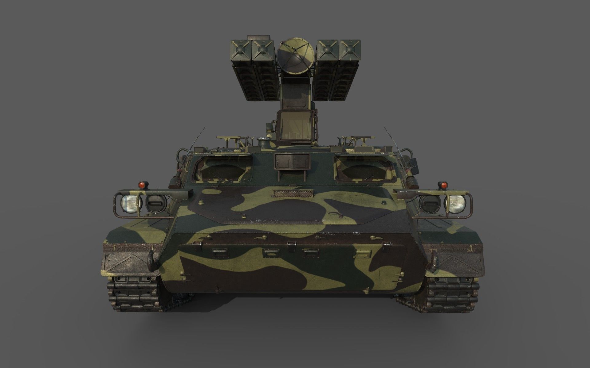 High Poly SA-13 Gopher CAMO 3D model_1