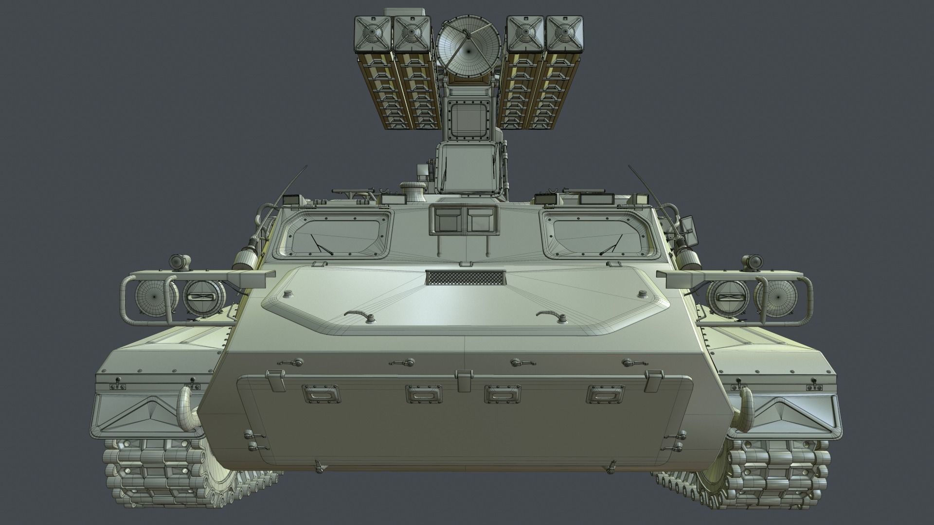 High Poly SA-13 Gopher CAMO 3D model_18