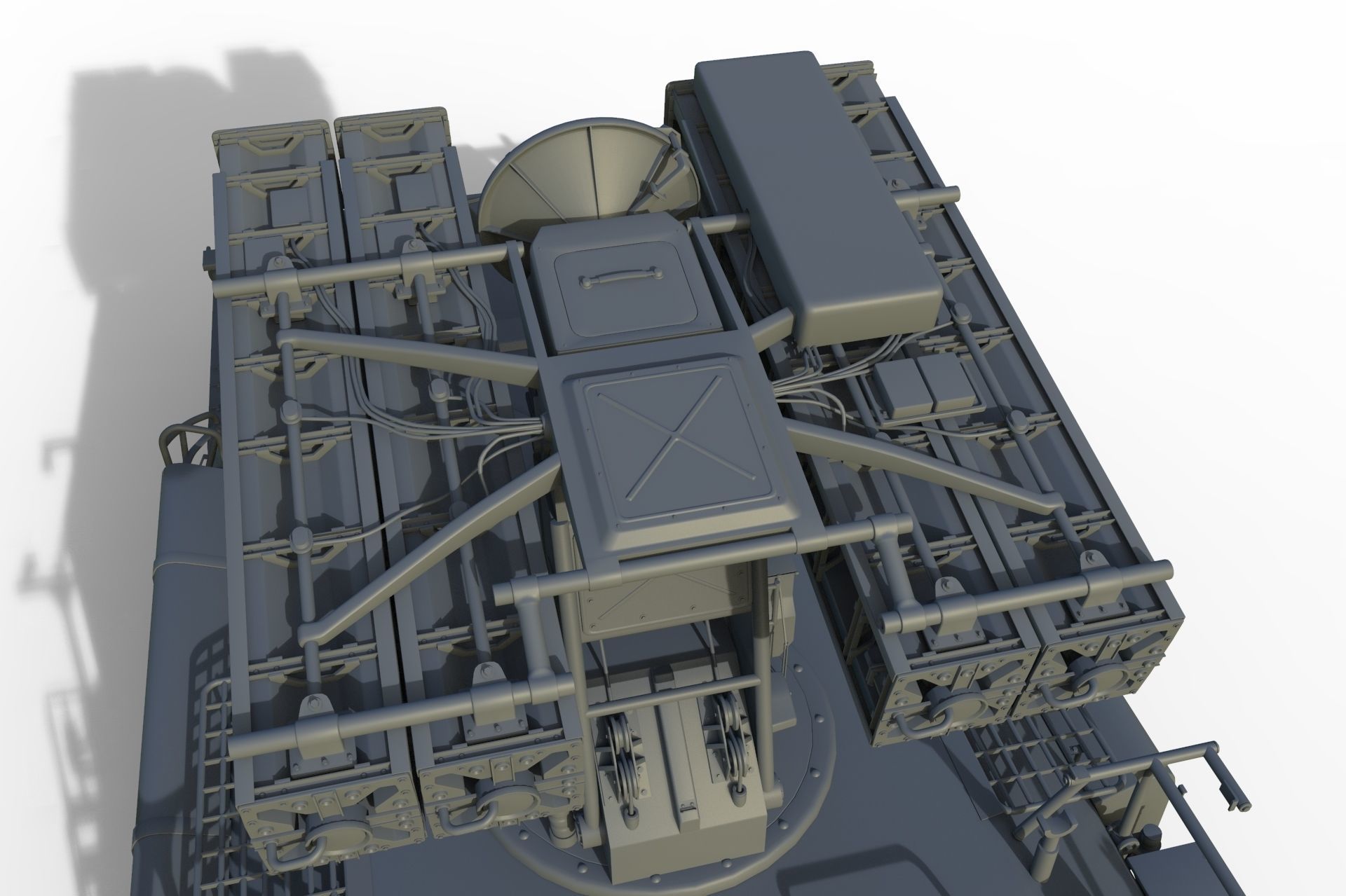 High Poly SA-13 Gopher CAMO 3D model_14
