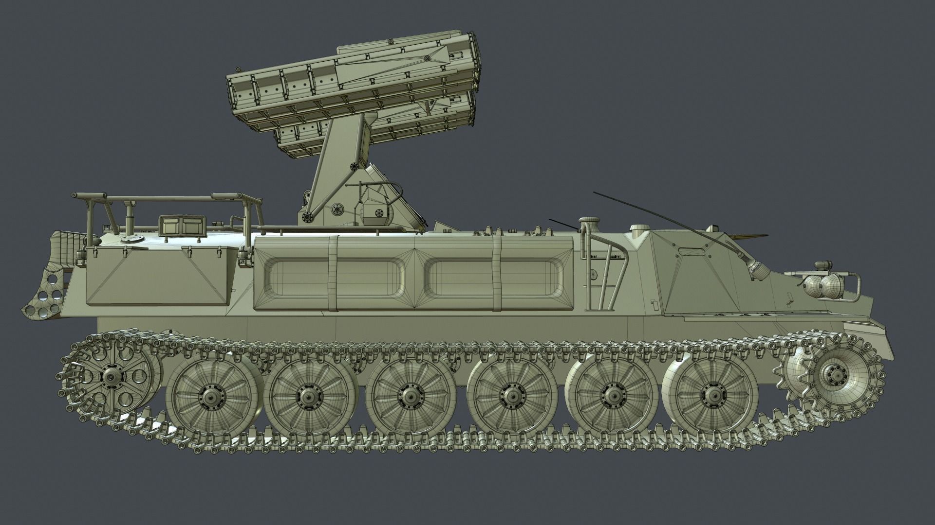 High Poly SA-13 Gopher CAMO 3D model_20