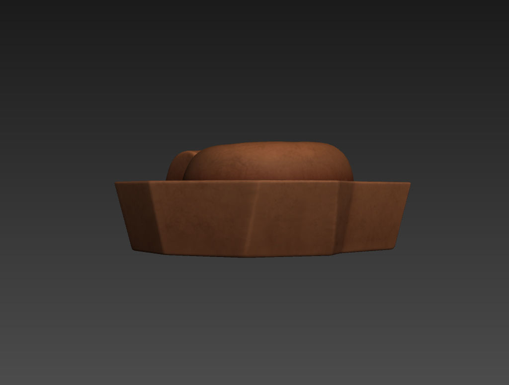 Fossil Ammonite 3D model_21