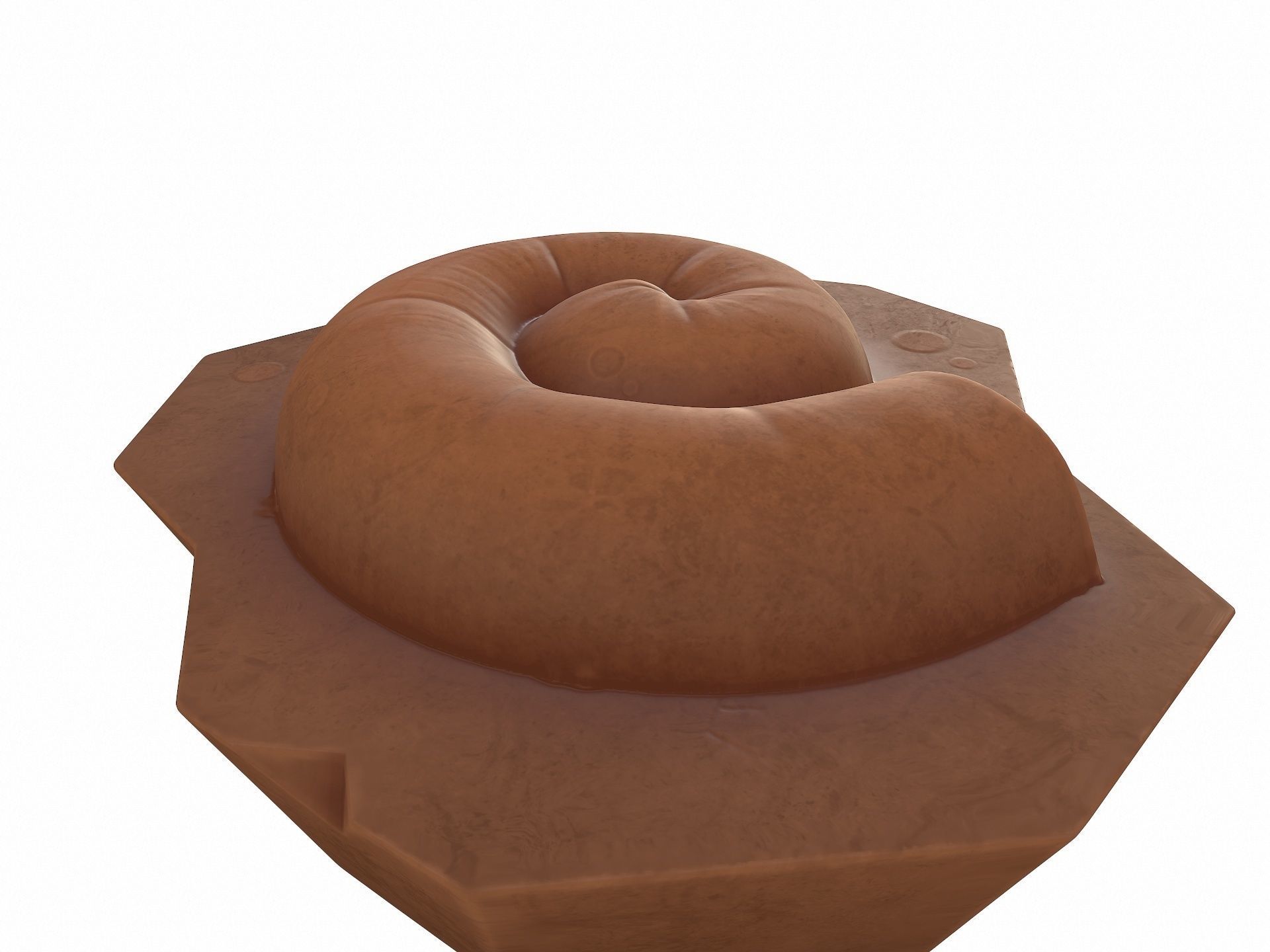 Fossil Ammonite 3D model_4