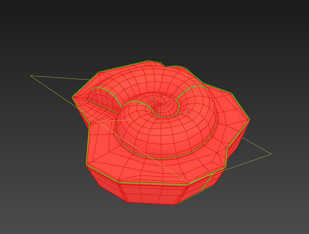 Fossil Ammonite 3D model_22