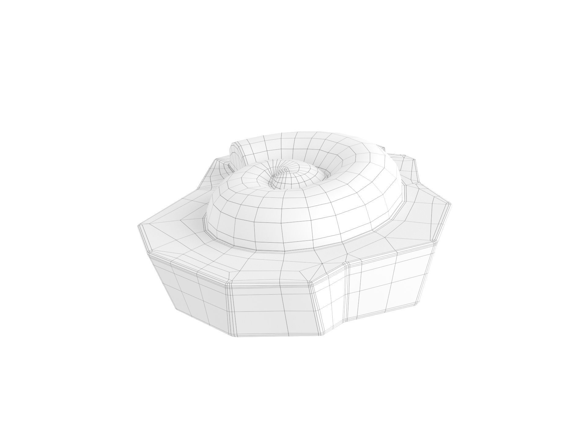 Fossil Ammonite 3D model_24
