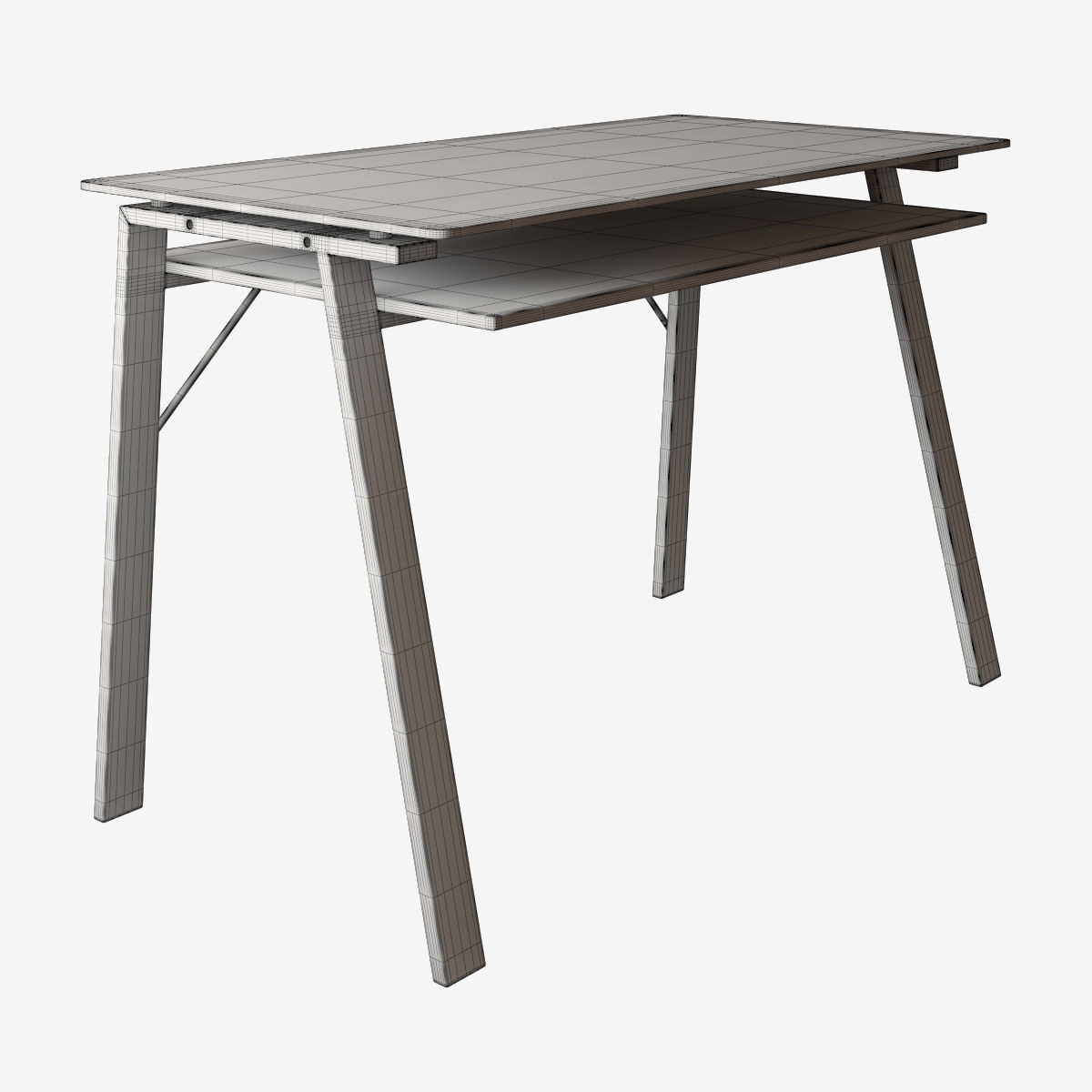 Table Sauk 120x62x78 La Forma Julia Grup 3D model_2