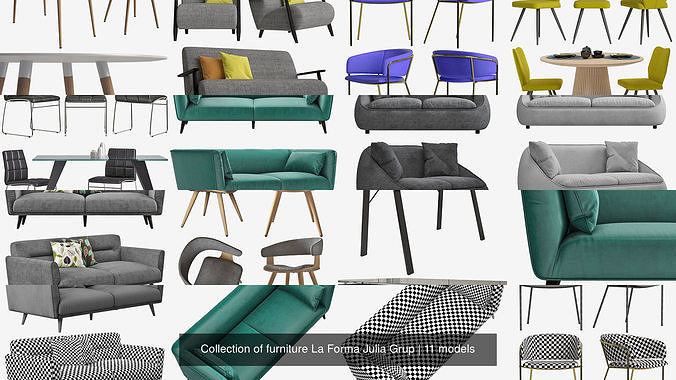 Collection of furniture La Forma Julia Grup 