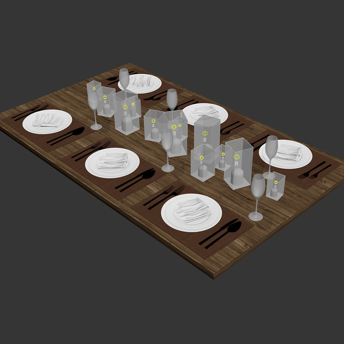 Table setting 13 3D model_5