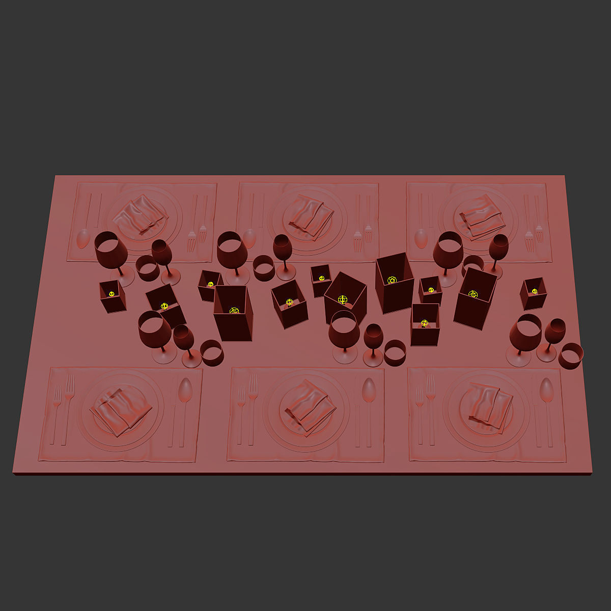 Table setting 13 3D model_3