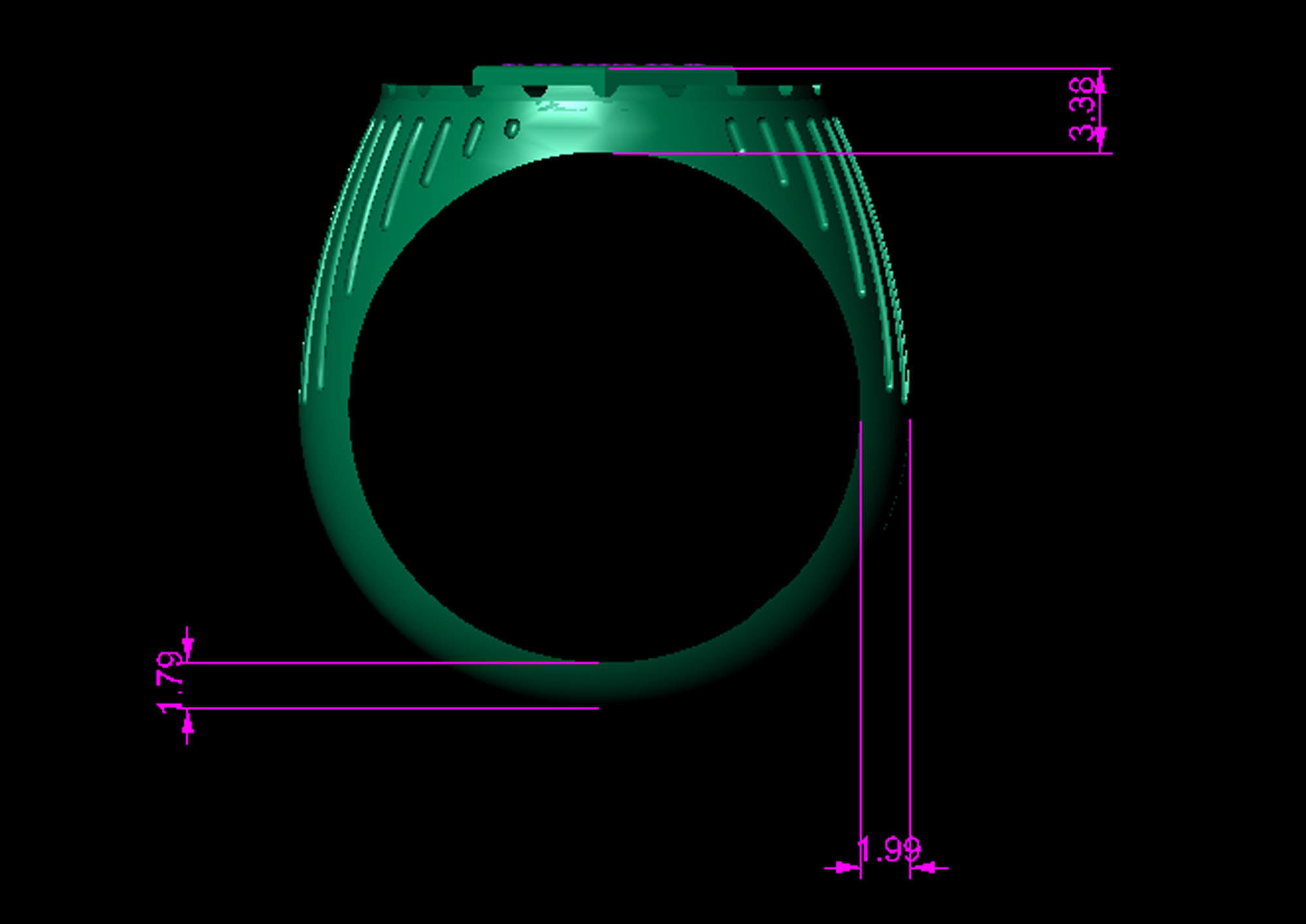 STYLISH GENTS RING 3D print model_5