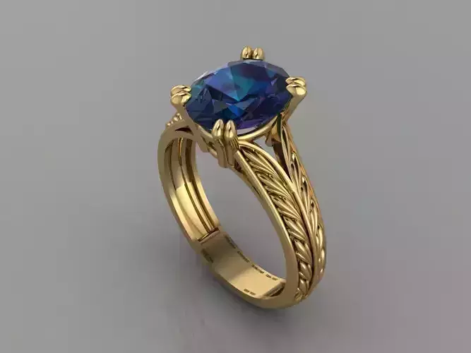 GC GOLD Y254- Diamond gold Ring 