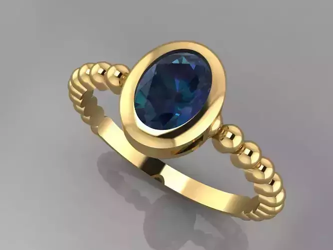 GC GOLD Y262- Diamond gold Ring 