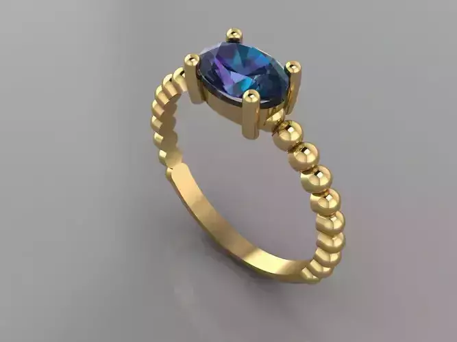 GC GOLD Y263- Diamond gold Ring 