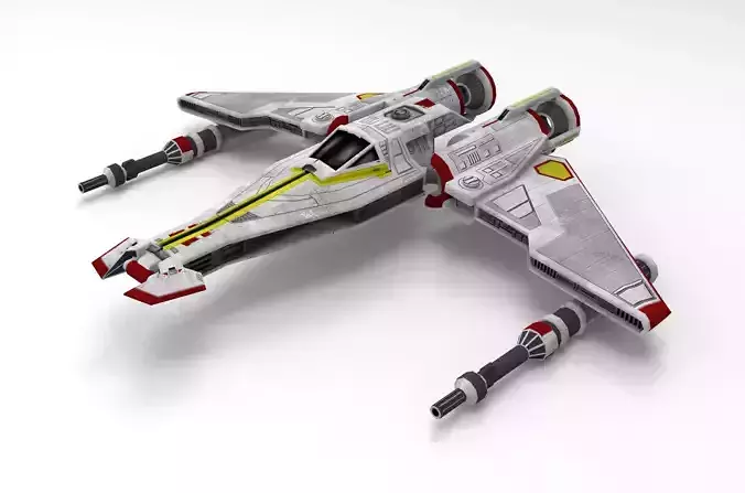 Star wars liberator class space ship 3D print model