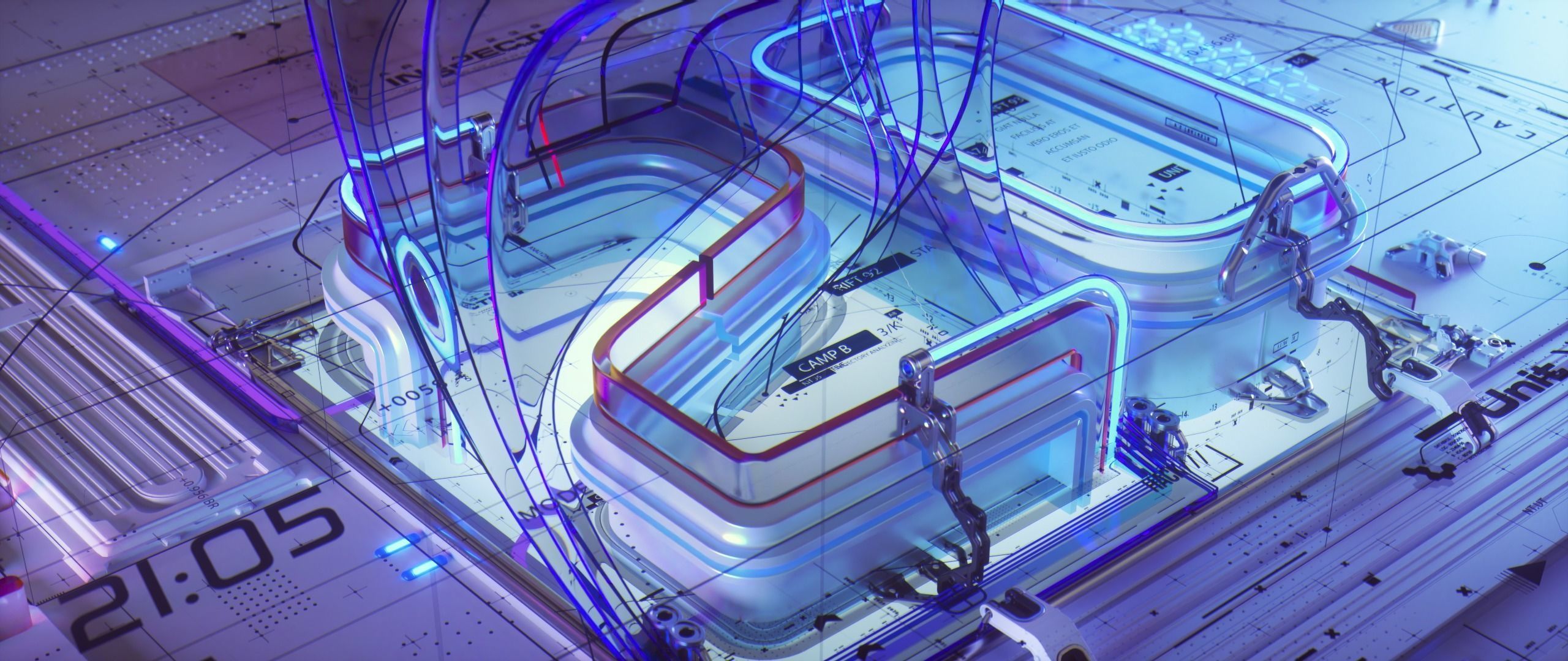 Broadcast Design - C4D Octane Scene File  3D model_1