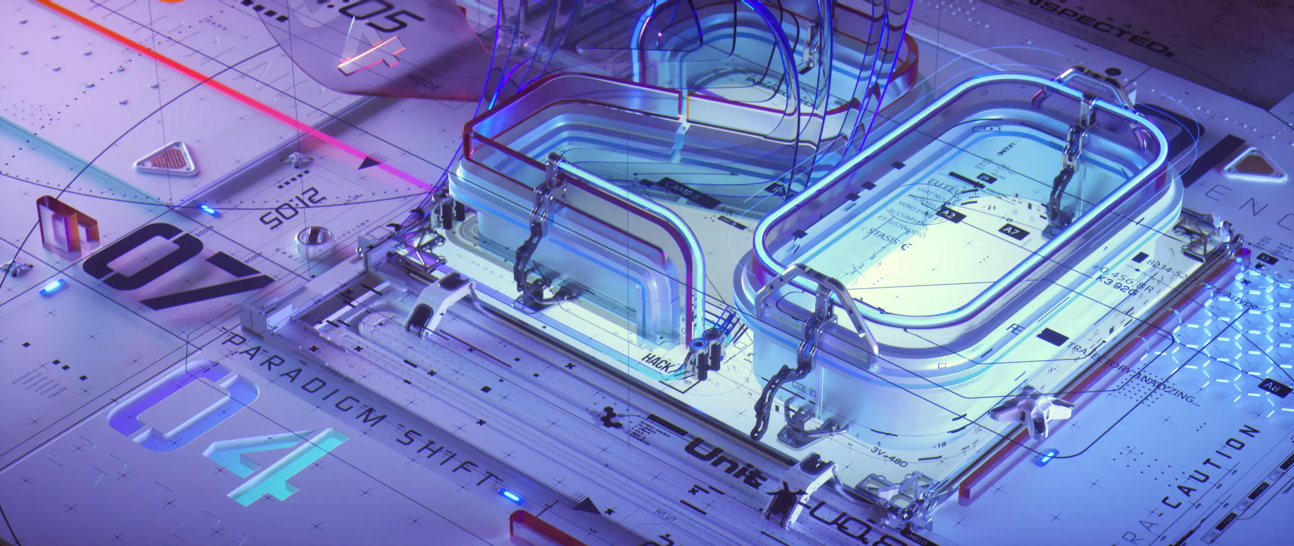Broadcast Design - C4D Octane Scene File  3D model_0