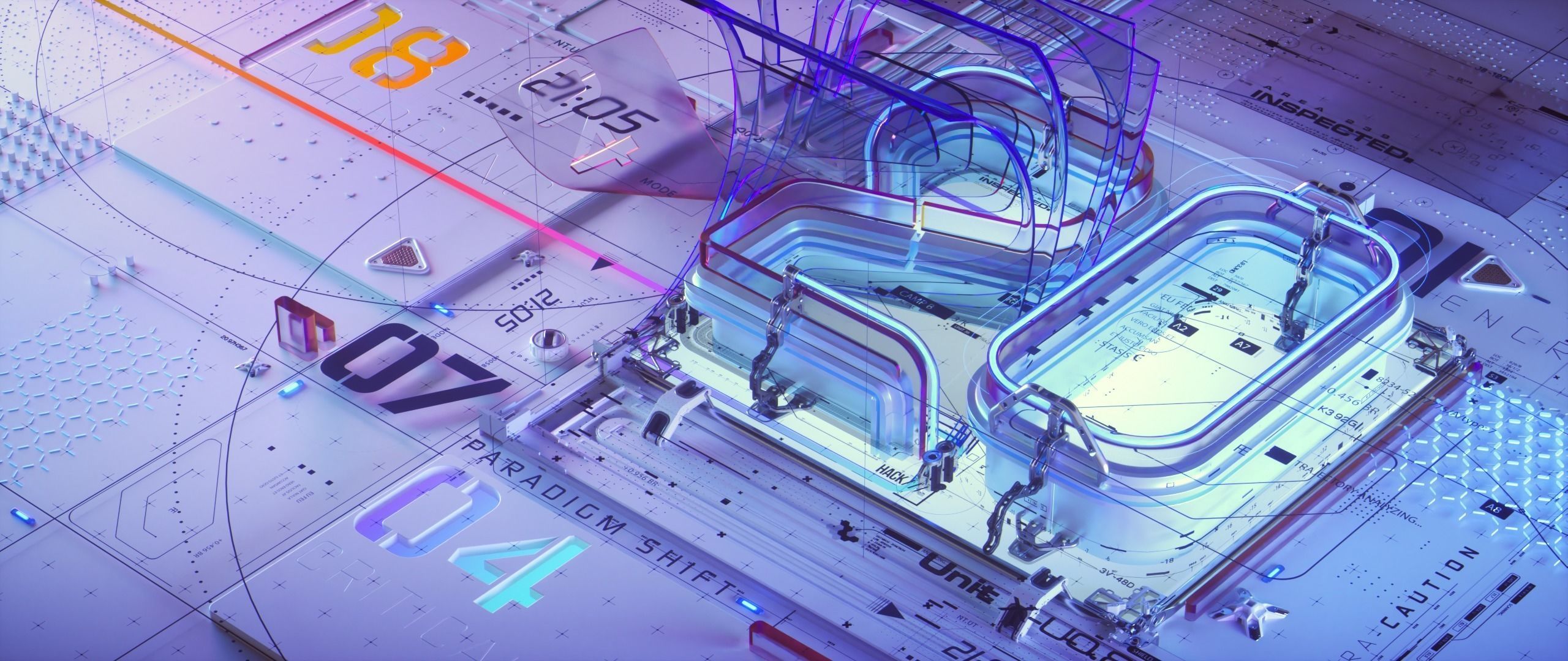 Broadcast Design - C4D Octane Scene File  3D model_4