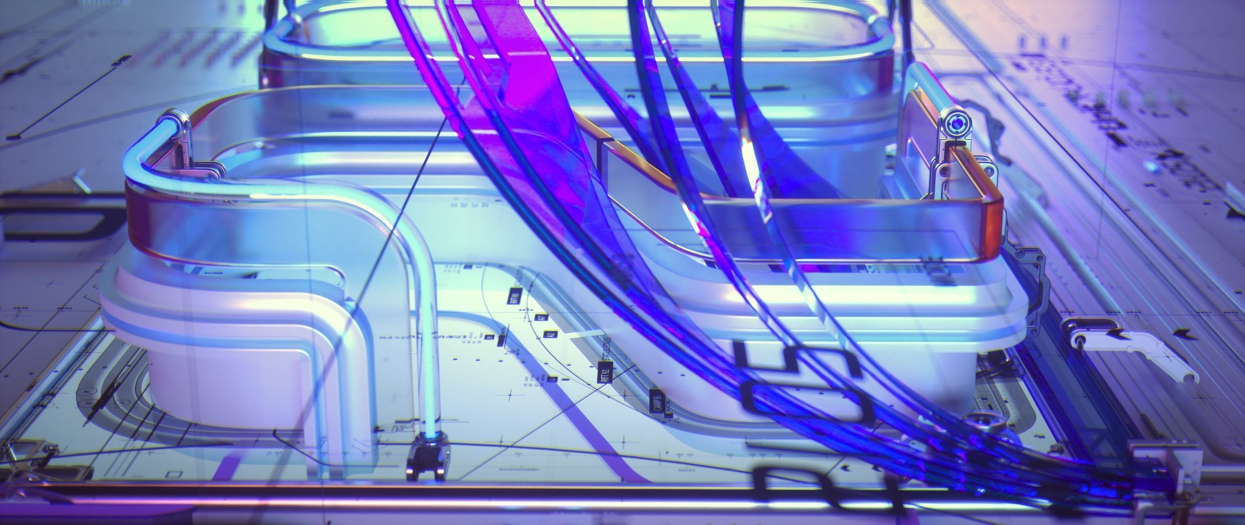 Broadcast Design - C4D Octane Scene File  3D model_7