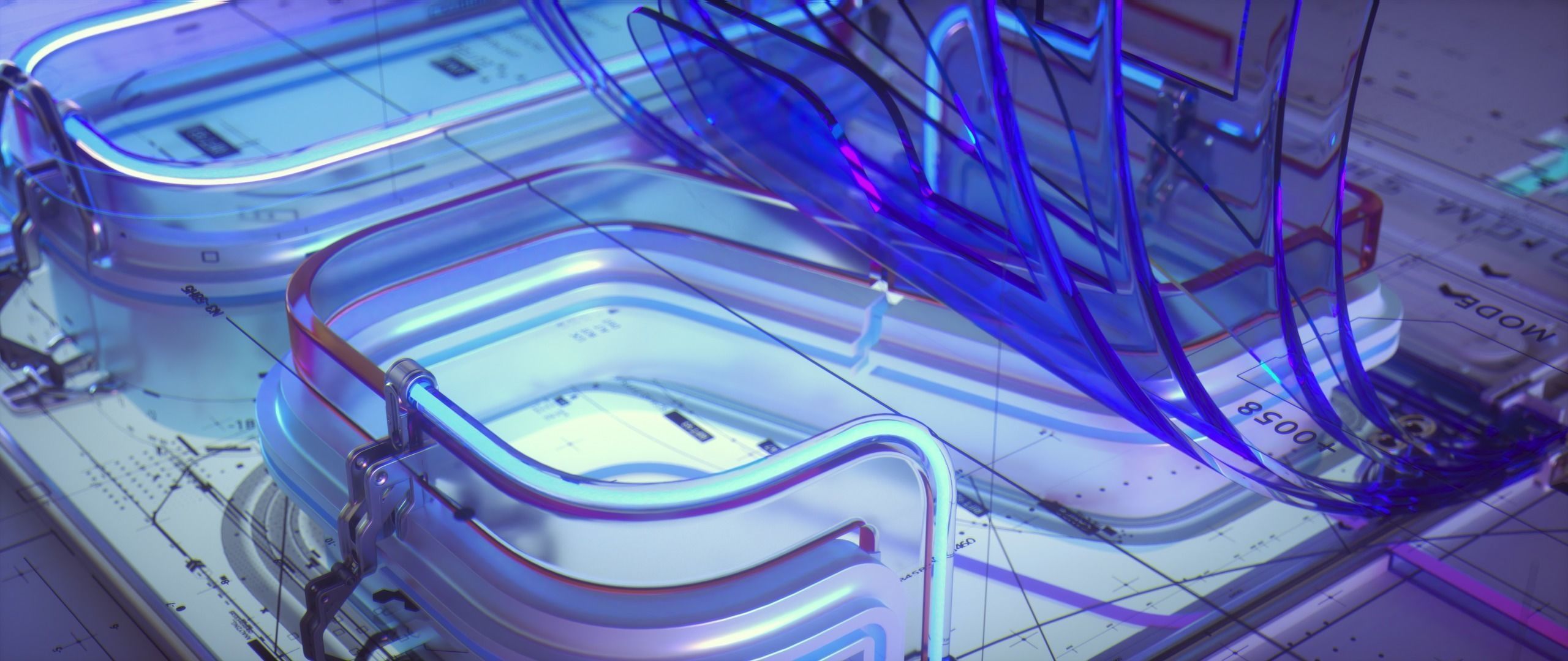 Broadcast Design - C4D Octane Scene File  3D model_5