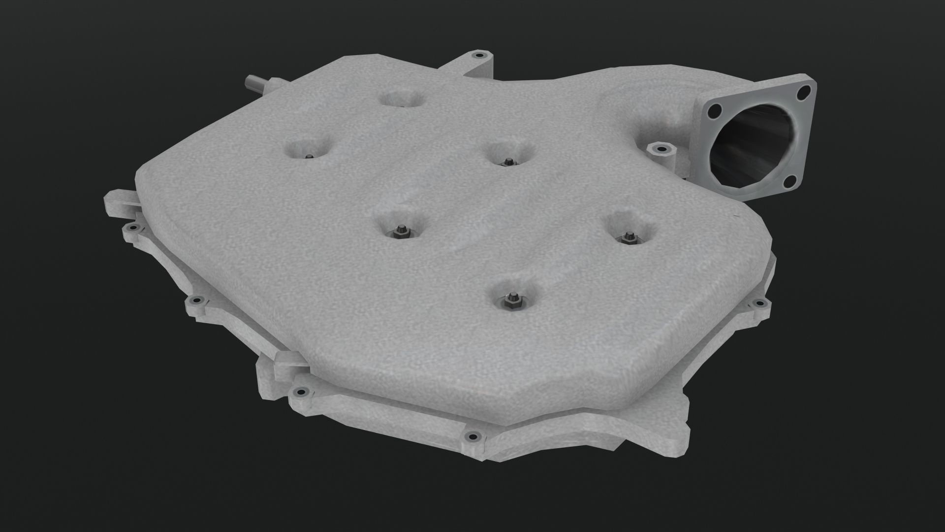 Infiniti G35 VQ35DE engine Low-poly 3D model_19