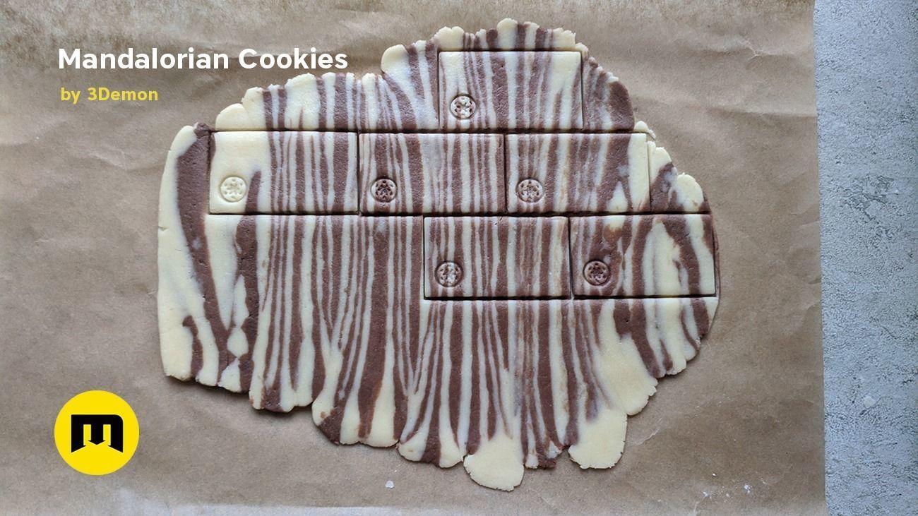 Mandalorian Cookie Cutters with Yoda 3D print model_12