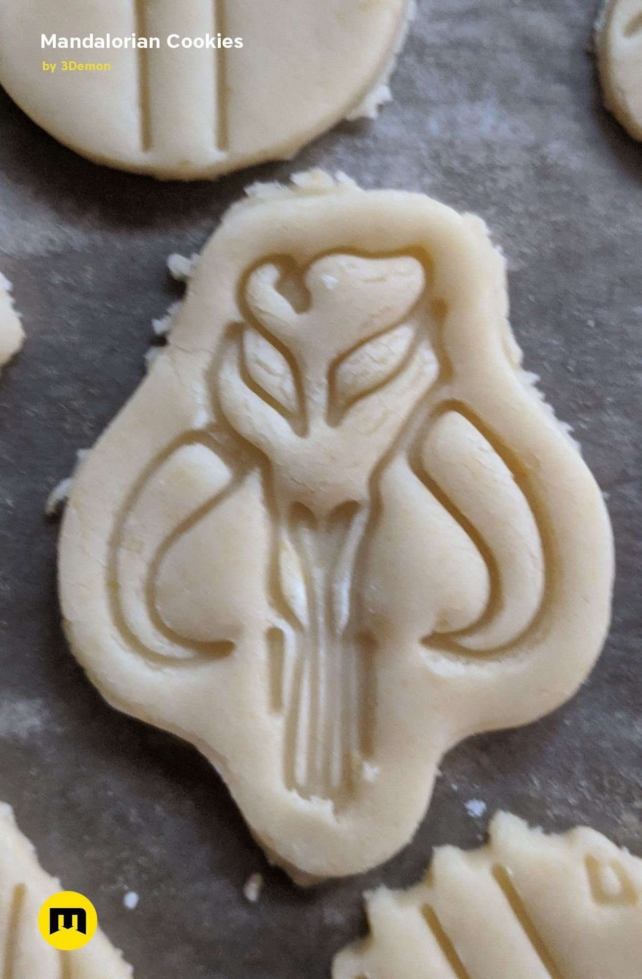 Mandalorian Cookie Cutters with Yoda 3D print model_5