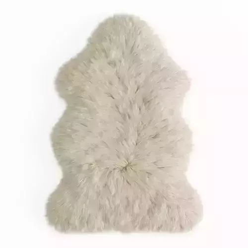 Forsyth New Zealand Sheepskin Skin Rug 3D model