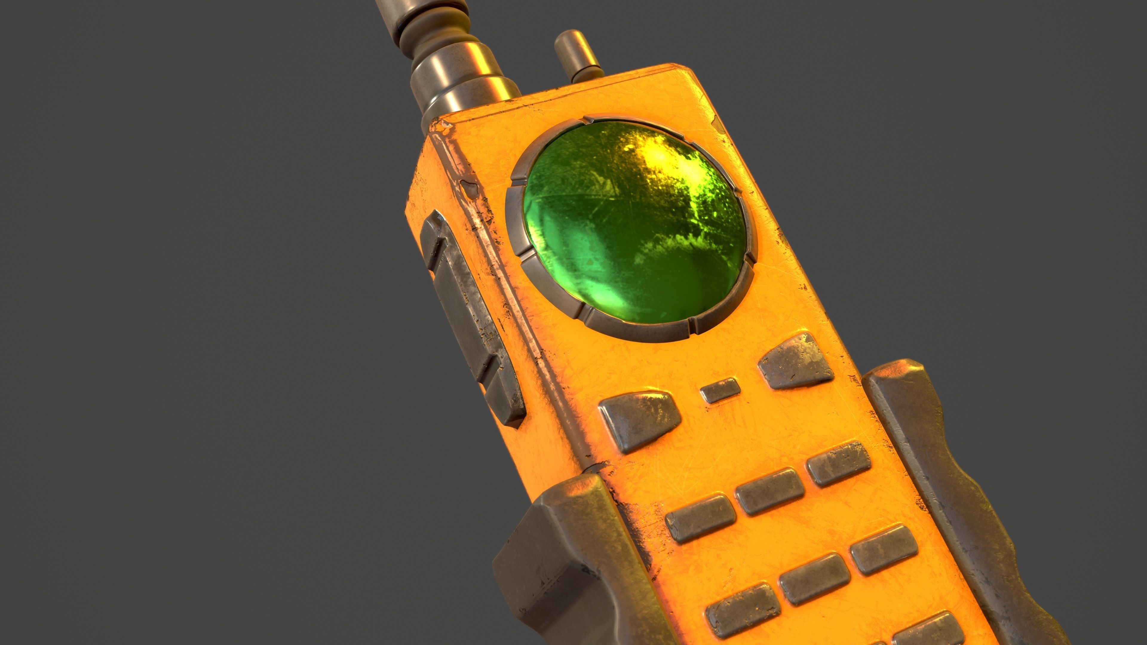 Rock Environment Diorama Low-poly 3D model_6